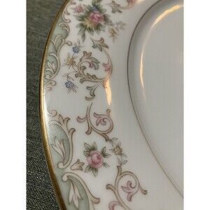 Two Vtg Mcm Noritake Japan Croydon 5908 Retired Pattern 14” Plates